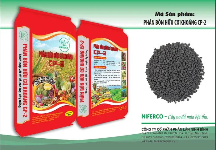 Phân bón hữu cơ khoáng CP-2
